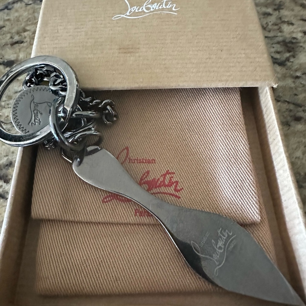 Christian Louboutin Red and Black Keychain - Picture 5 of 5
